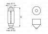 Автолампа C5W 12V 5W SV8.5-8 BOSCH 1 987 302 225 (фото 6)