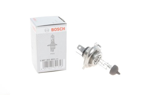 Автолампа H4 12V 60/55W P43t Eco BOSCH 1 987 302 803 (фото 1)