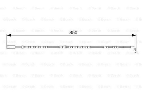 Датчик зносу гальмівних колодок (передній) BMW 3 (E90) 05-11 BOSCH 1 987 473 030