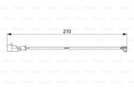 Датчик износа тормозных колодок BOSCH 1 987 474 520