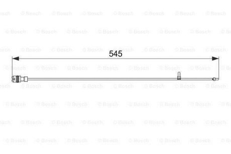 Датчик колодок PORSCHE 911 (997) 10- BOSCH 1 987 474 561