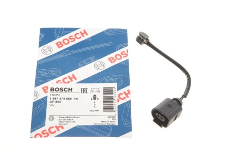 Датчик зносу гальмівних колодок (зад) Porsche Cayenne 10- BOSCH 1 987 474 566