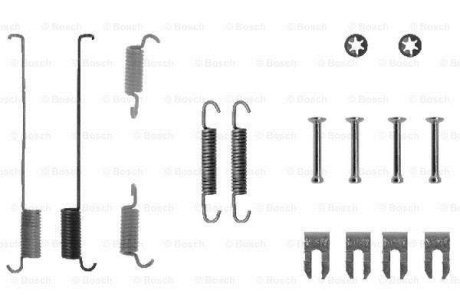 Комплект пружин ручного гальма Fiat Brava/Bravo 93- (Lockheed) BOSCH 1987475219