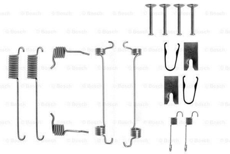 К-т кріплення задніх гальмівних колодок FORD Escort -99, Fiesta -02 BOSCH 1987475221