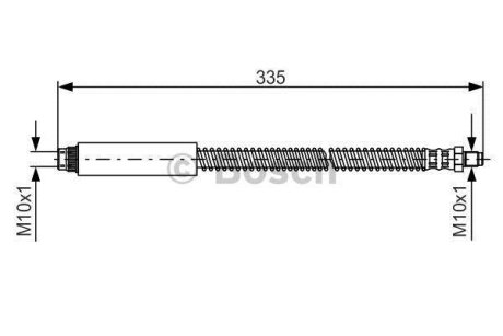 Шланг тормозной BOSCH 1 987 476 078