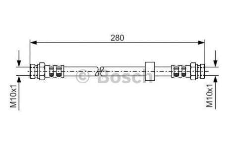 MAZDA гальм.шланг задн.323 -94 BOSCH 1987476732