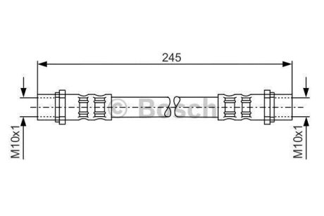 Шланг тормозной BOSCH 1 987 476 904