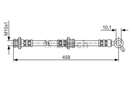 Шланг гальмівний BOSCH 1 987 476 958