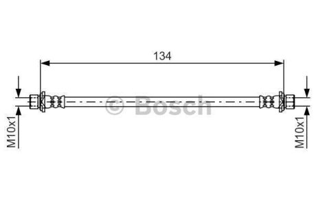 Тормозной шланг BOSCH 1987481637