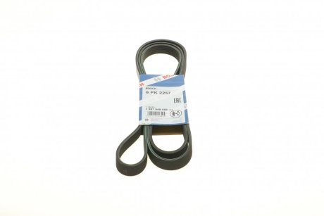 Ремінь генератора MB E-клас (W124)/G-клас (W463) 89-97 (M103) (6PK2257) BOSCH 1 987 948 495