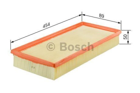 Фільтр повітряний JAGUAR X-TYPE 2.0D, 2.2D BOSCH F026400102