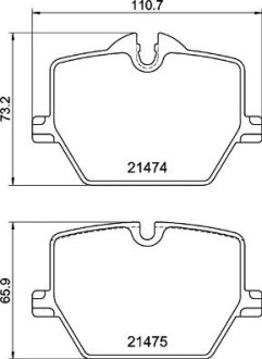 Гальмівні колодки дискові BREMBO P06 116