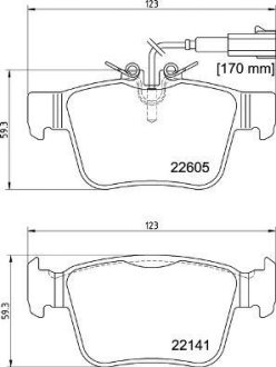 Гальмівні колодки дискові BREMBO P23 180