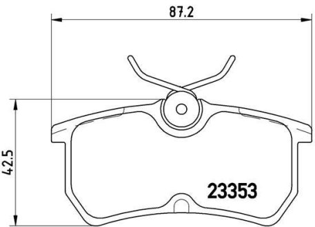 Тормозные колодки дисковые BREMBO P24 047