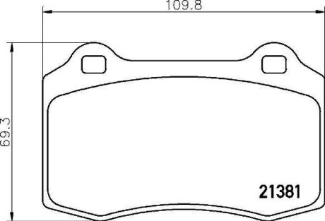 Тормозные колодки дисковые BREMBO P36 020