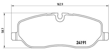 Тормозные колодки дисковые BREMBO P44 014