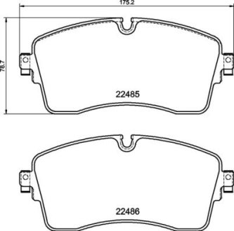 Тормозные колодки дисковые BREMBO P44 028