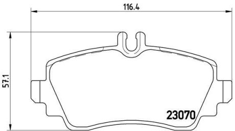 Гальмівні колодки дискові BREMBO P50 035