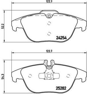 Тормозные колодки дисковые BREMBO P50 104