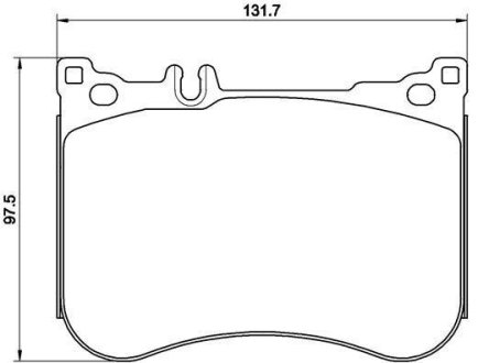 Тормозные колодки дисковые BREMBO P50 114