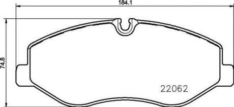 Тормозные колодки дисковые BREMBO P50 129