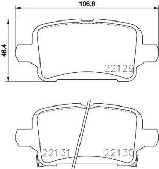 Тормозные колодки дисковые BREMBO P59 090