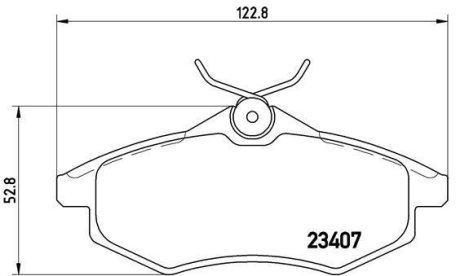 Гальмiвнi колодки дисковi BREMBO P61074