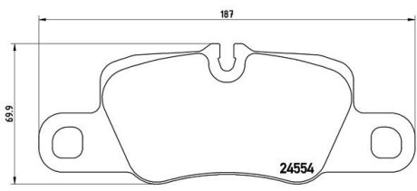 Гальмівні колодки дискові BREMBO P65 020 (фото 1)