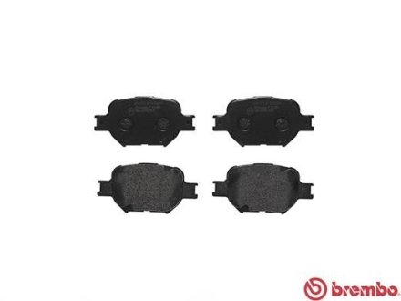 Тормозные колодки дисковые BREMBO P83 054