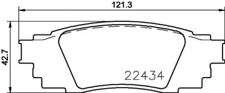 Комплект тормозных колодок из 4 шт. дисков BREMBO P83160