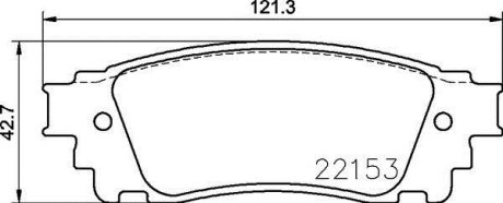 Гальмівні колодки дискові BREMBO P83 166