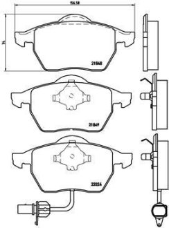 Гальмівні колодки дискові BREMBO P85 060