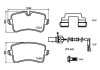 Тормозные колодки дисковые BREMBO P85 150 (фото 2)