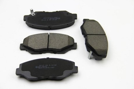 Тормозные колодки пер. Honda Accord 03-08/CR-V 01-06 (akebono) BREMSI BP3117