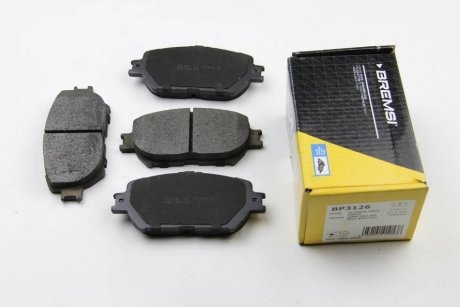 Тормозные колодки пер. Toyota Camry 96-06 (akebono) BREMSI BP3126