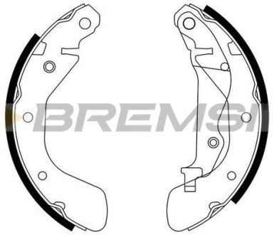 Тормозные колодки зад. Chevrolet Aveo,Kalos 03-/Daewoo Kalos 02- BREMSI GF0633