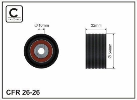 ROLKA PROWADZҐCA RENAULT CAFFARO 2626