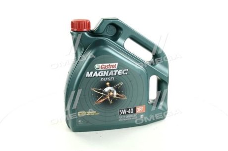 Олива двигуна 4L Magnatec Diesel 5W40 DPF CASTROL 15C4AA