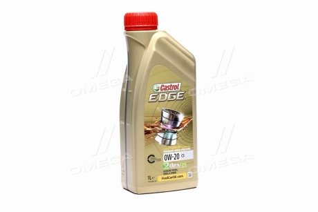 Олія ДВЗ 0W-20 EDGE API SP, ACEA C5, Meets Chrysler MS 6395, 1л, синт. CASTROL 15CC94