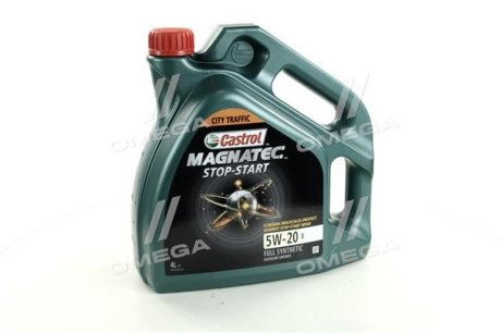 Масло ДВС 5W-20 MAGNATEC STOP-START API SN, ILSAC GF-5, Ford M2C948-B, 4л, синт. CASTROL 15D8EF