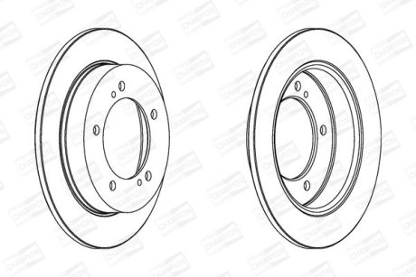 Тормозной диск передний Suzuki Jimny / Vitara / X 90 CHAMPION 561505CH