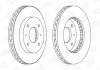 Диск тормозной передний (кратно 2шт.) Volvo S40, V40/Mitsubishi Carisma, Galant, Lancer (98-) CHAMPION 561926CH (фото 1)