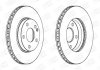 Гальмівний диск передній Mercedes A-Class (W169), B-Class (W245) (2004->) CHAMPION 562312CH (фото 1)