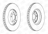 Гальмівний диск передній Peugeot 407, 607 / Citroen C5 III, C6 / Saab 9-5 CHAMPION 563031CH-1 (фото 1)