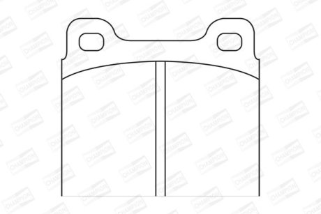 Гальмівні колодки передні Mercedes Opel / Audi / BMW / Ford / Volvo / Porsche CHAMPION 571279CH