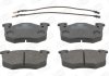 Тормозные колодки передние Renault Clio, Express, Twingo / Peugeot 205, 305, 309, 405 CHAMPION 571331CH (фото 2)