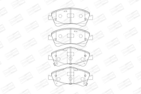 Гальмівні колодки передні Toyota Auris, Avensis, Verso CHAMPION 572600CH