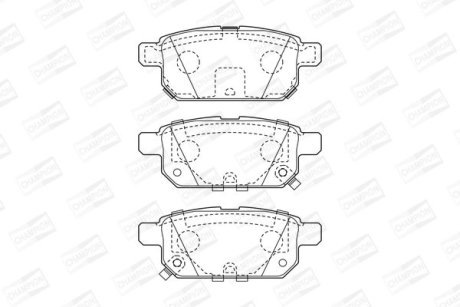 Гальмівні колодки задні Suzuki Baleno, Swift IV, V, SX4, Vitara CHAMPION 573384CH