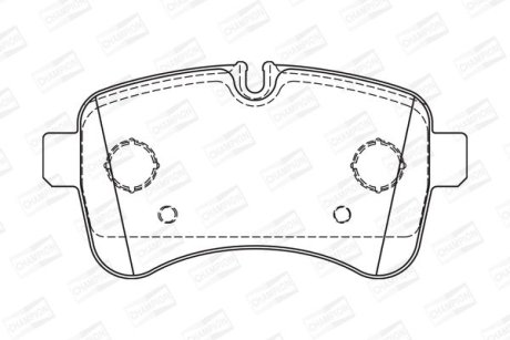 Гальмівні колодки задні Iveco Daily CHAMPION 573740CH