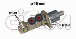 CITROEN головний гальмівний циліїндр AX 14 D 91-97, AX 15 D 94-97, PEUGEOT 205 II 1.7 Diesel 87-98, RENAULT MEGANE I 1.9 D 96-03 CIFAM 202-061